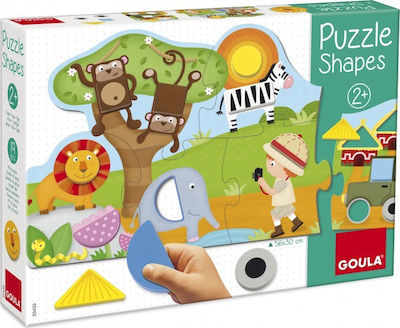 Παιδικό Puzzle Σφηνώματα Jungle 19pcs Goula