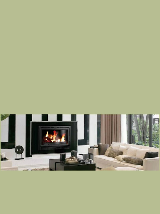 Salgueda Insert 800 GV Ενεργειακό Τζάκι Κασέτα Ξύλου Αερόθερμο Αεραγωγών 18kW Ίσιο με Ανοιγόμενη Πόρτα