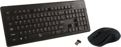 Rebeltec Millenium Fără fir Set tastatură și mouse Engleză US