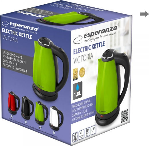 Esperanza Victoria Fierbător 1.8lt 1800W Verde