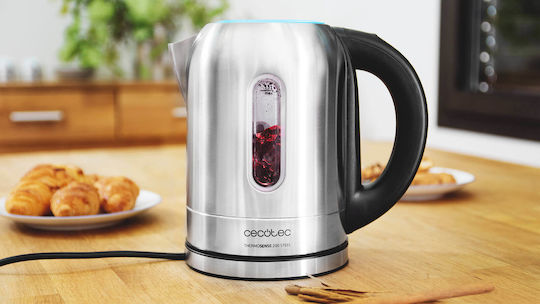 Cecotec Thermosense 290 Steel Fierbător 1.7lt 2200W Argintiu