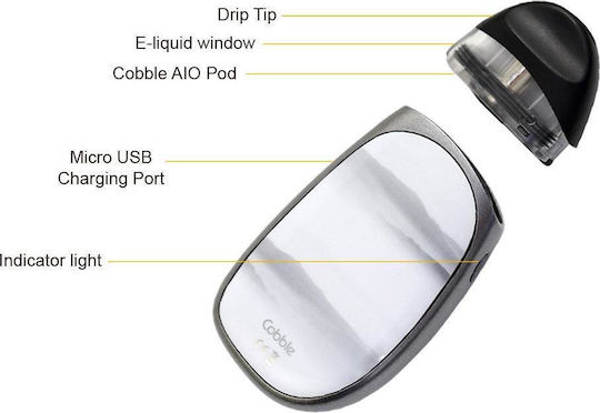 Aspire Cobble Kit de poduri 1.8ml cu Baterie Încorporată 700mAh Munte Dung