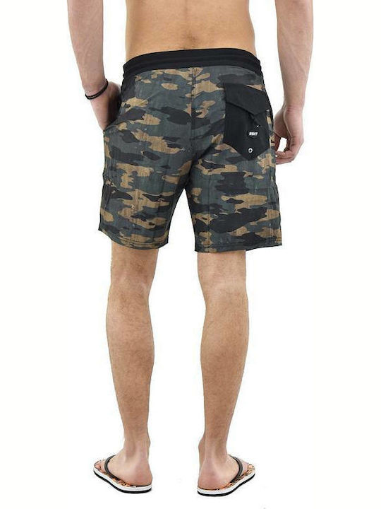 Basehit Men's Swimwear Shorts Black Camo