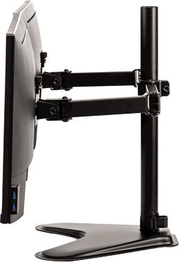 Fellowes Professional Desktop Stand for 2 Monitors up to 30" with Arm