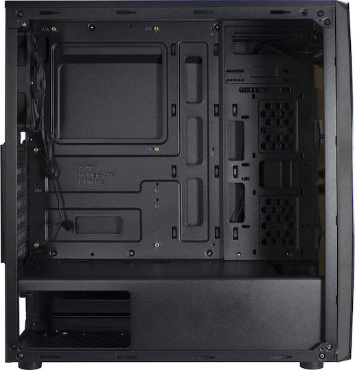 Inter-Tech Thunder Gaming Middle Tower Carcasă Calculator cu Fereastră Laterală Negru