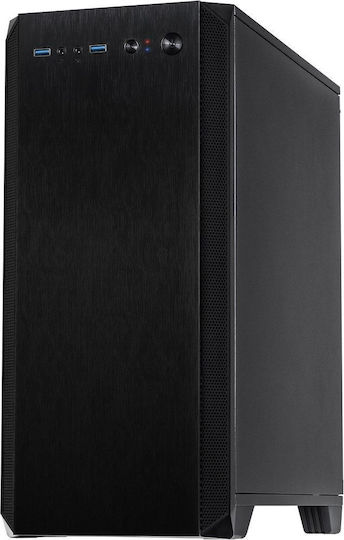 Inter-Tech H-606 Mikro-Turm Computergehäuse Schwarz