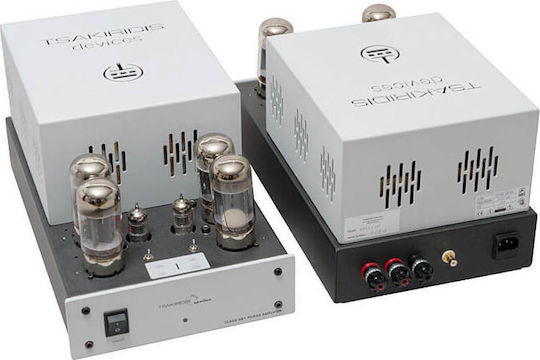 Tsakiridis Devices Apollon Λαμπάτος Τελικός Ενισχυτής Hi-Fi Mono 70W/8Ω Ασημί
