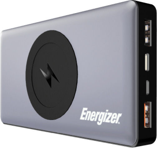 Energizer Powerbank QE10000 10000mAh 15W με 3 Θύρες USB-A Quick Charge 3.0 Μαύρο