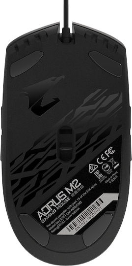 Gigabyte Aorus M2 RGB Геймърска Мишка 6200 DPI Черен