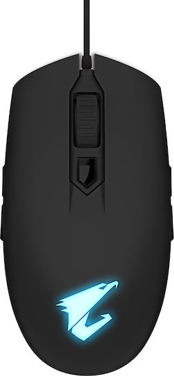 Gigabyte Aorus M2 RGB Геймърска Мишка 6200 DPI Черен