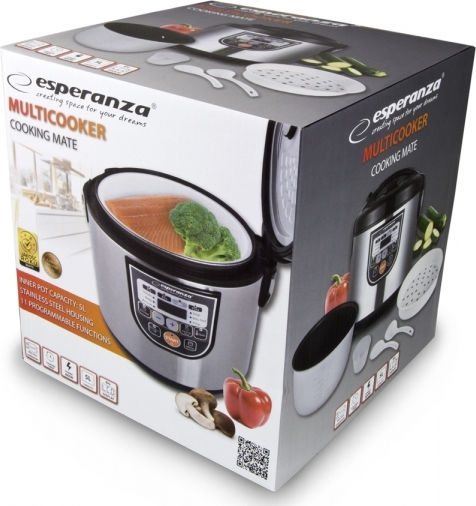 Esperanza Multi-Function Cooker 5lt 860W Silver