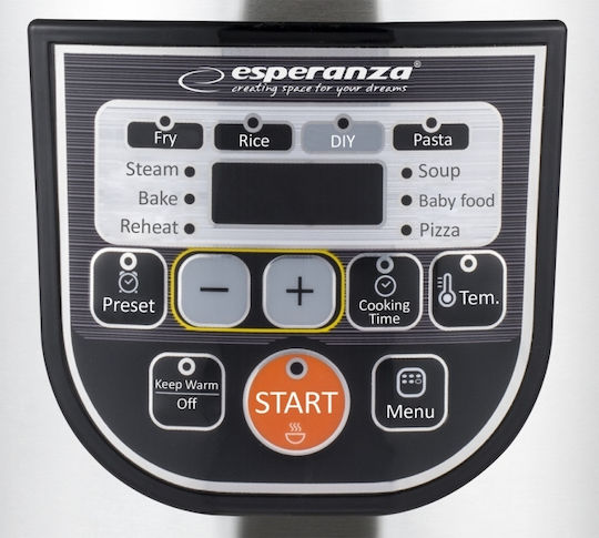 Esperanza Multi-Function Cooker 5lt 860W Silver