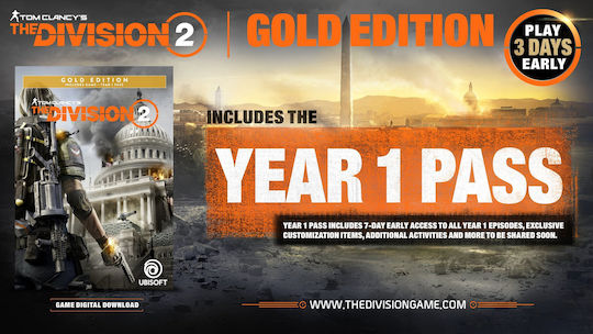 Tom Clancy's The Division 2 Gold Edition Xbox One Game