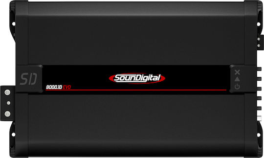 SounDigital Car Audio Amplifier SD8000.1D Evo 1 Channel (D Class)SD-8000.1D