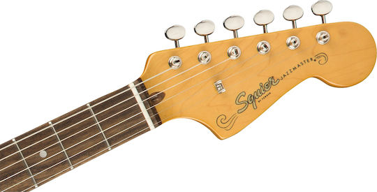 Squier Classic Vibe '60s Jazzmaster Електрическа Китара Отместване с SS Конфигурация на Пикапите Olympic White