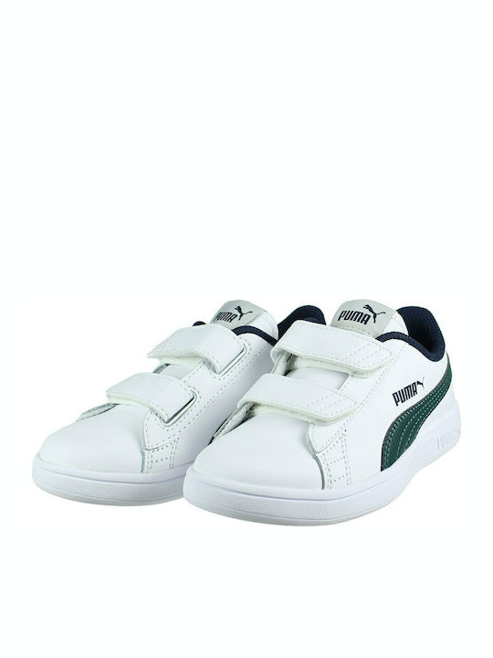 Puma Kids Sneakers Smash with Scratch White