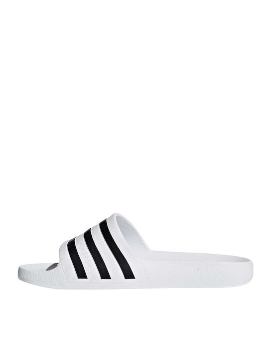 Adilette Aqua Men's Slides Cloud White / Core Black