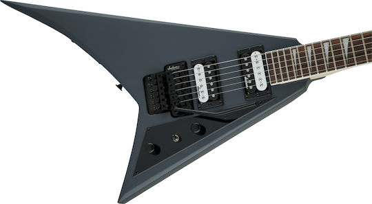 Jackson JS Series Rhoads JS32 Електрическа Китара Flying V с HH Конфигурация на Пикапите Satin Gray