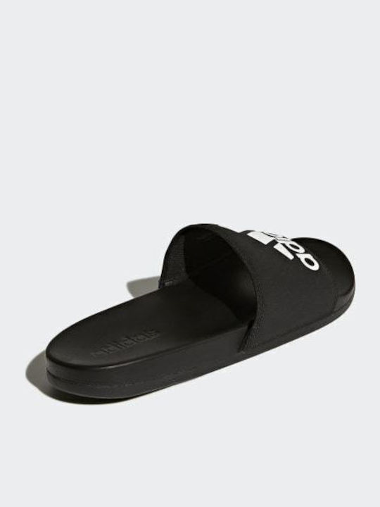 Adilette Cloudfoam Plus Logo Men's Slides Black