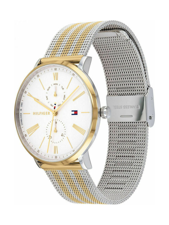 Tommy Hilfiger Jenna Uhr Chronograph mit Gold Metallarmband