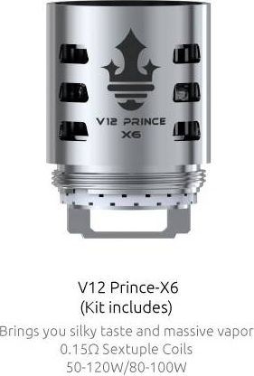 Smok TFV12 Prince X6 Съпротивление на Електронни Цигари 0.15ohm (ДЛ) 1бр