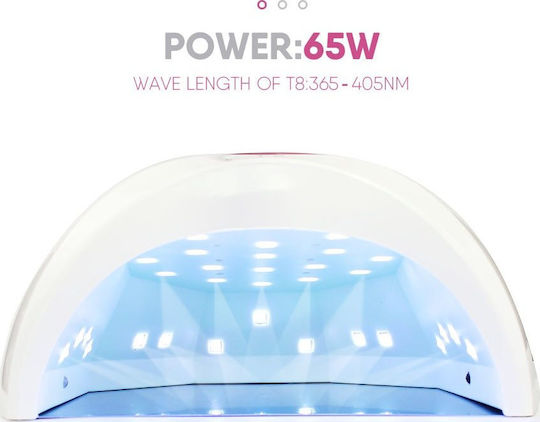 Mixcoco T8 Nageltrockner UV / LED 65W Inox