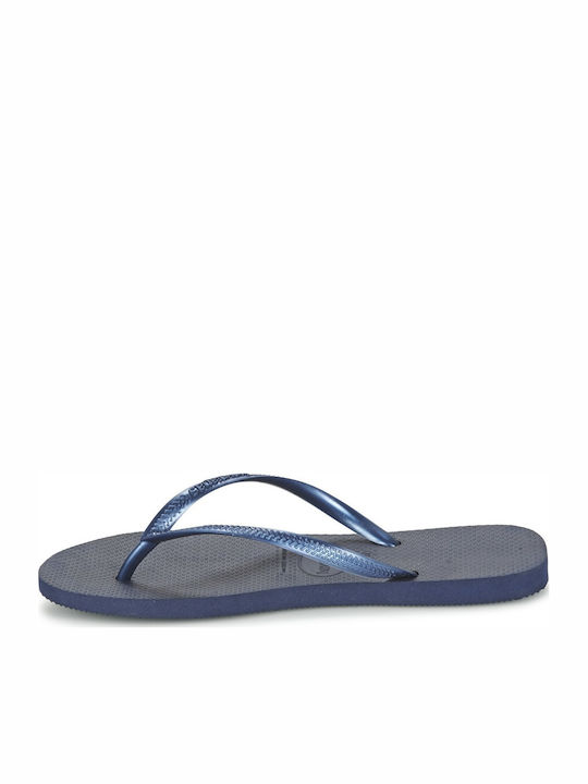 Slim Women's Flip Flops Blue