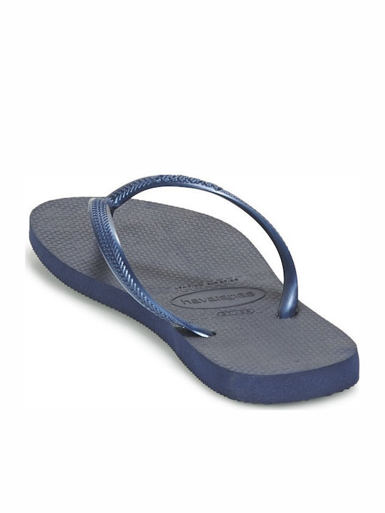 Slim Women's Flip Flops Blue