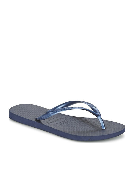 Slim Women's Flip Flops Blue