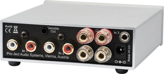 Pro-Ject Audio Stereo Box S2 Integriert Hi-Fi-Verstärker Stereo 37W/4Ω 25W/8Ω Silber