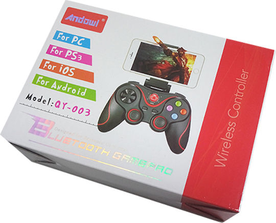 Andowl QY-003 Wireless Gamepad pentru Android / PC / iOS Roșu
