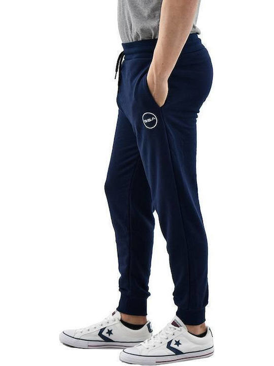 Herren-Sweatpants mit Gummizug Marineblau