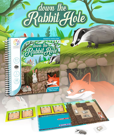 Επιτραπέζιο Παιχνίδι Down the Rabbit Hole για 1 Παίκτη 5+ Ετών (EN) Smart Games