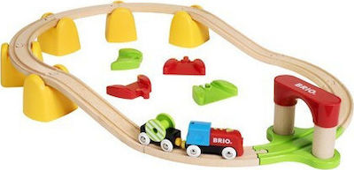 Brio Toys My First Railway Battery Operated Train Set Track for 1.5++ Years 33710