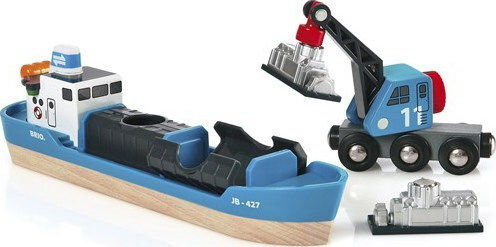Brio Toys Macara De Marfă Bărcuță Pentru 3+ Ani