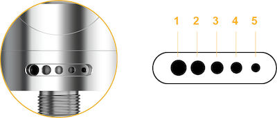 Aspire Nautilus 2 Atomizor pentru Țigări Electronice 2ml 22mm Negru