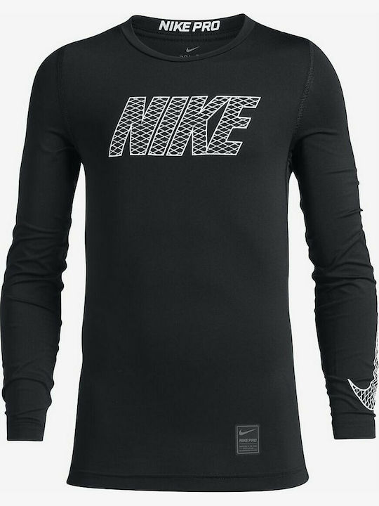 Nike Compression Bluza termică pentru copii Negru