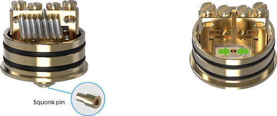 Vandy Vape Bonza Ατμοποιητής Ηλεκτρονικού Τσιγάρου RDA 26.5mm Matte Black