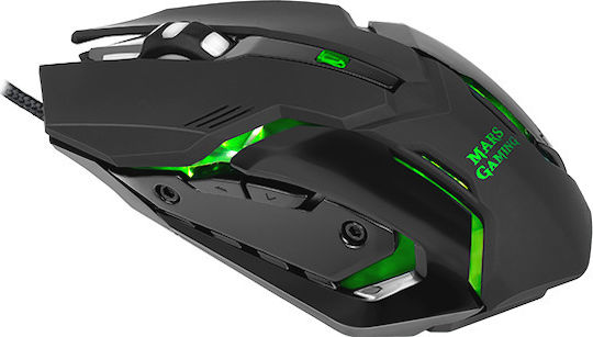 Mars Gaming MRM0 Геймърска Мишка 4000 DPI Черен