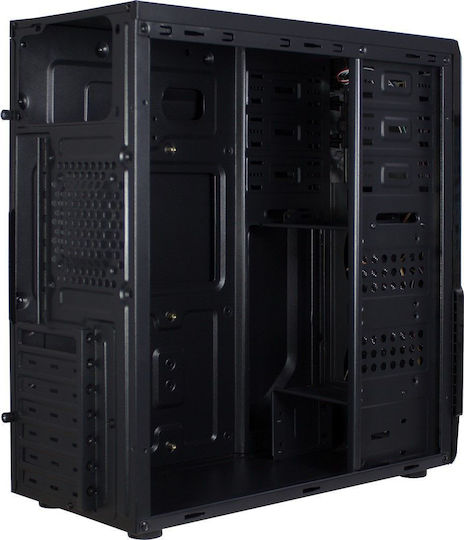 Inter-Tech B-48 Midi-Tower Computergehäuse Schwarz