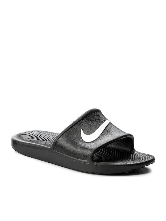 Kawa Shower Slides σε Μαύρο Χρώμα