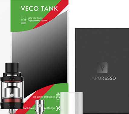 Vaporesso Veco Verdampfer für Elektronische Zigaretten 2ml Black