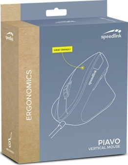 SpeedLink PIAVO Ergonomic Vertical Ενσύρματο Ποντίκι Μαύρο