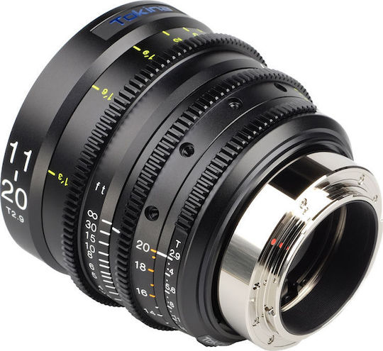 Tokina Crop Φωτογραφικός Φακός ATX 11-20mm T2.9 Wide-Angle Cinema Wide Angle Zoom για Canon EF Mount Μαύρος