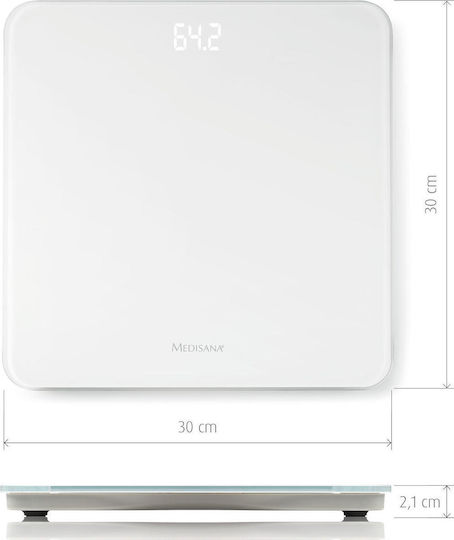 Medisana PS 435 Digitale Badezimmerwaage 180kg Weiße