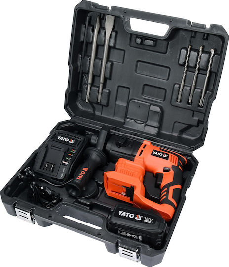 Yato YT-82770 Impact Demolition Hammer Battery Brushless 18V Solo with Chuck SDS Plus YT-82770
