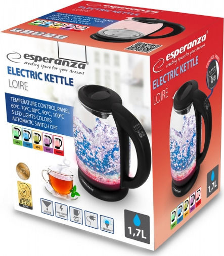 Esperanza Бързовар 1.7л 2200W Черен