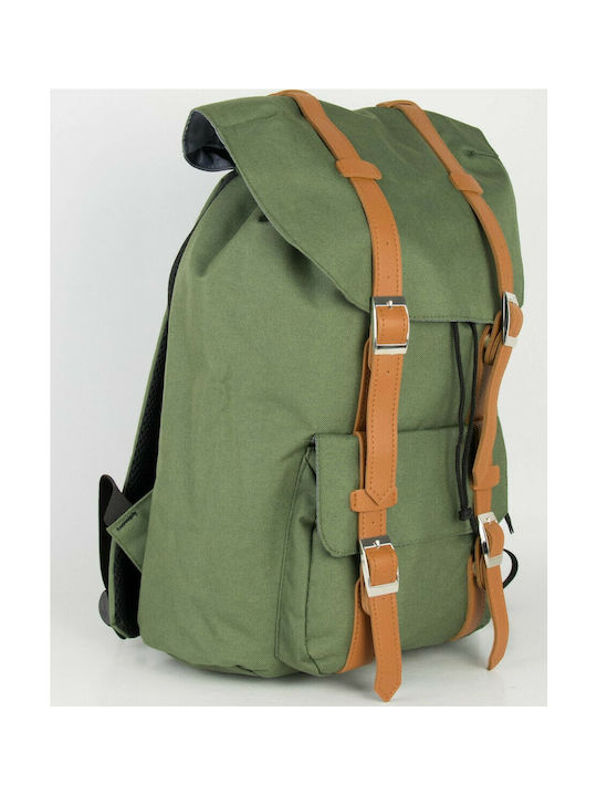 Huxley & Grace Men's Fabric Backpack Khaki DR1918D