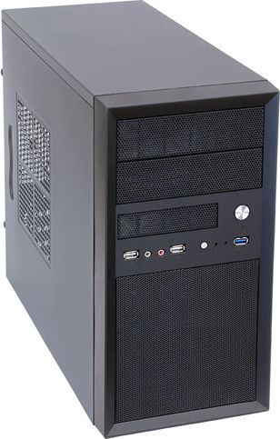 Chieftec CT-01B-350GPB Micro Tower Κουτί Υπολογιστή Μαύρο