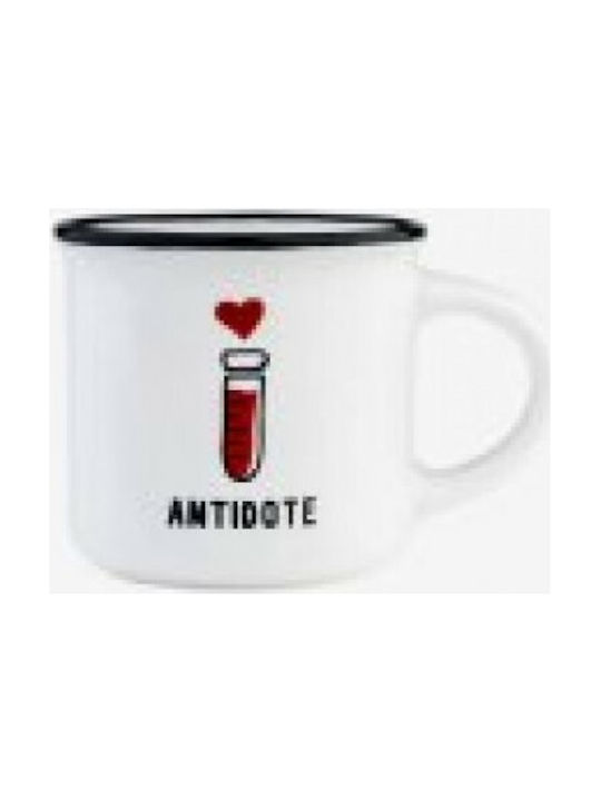 Legami Milano Poison & Antidote Porcelain Cup White 50ml 2pcs